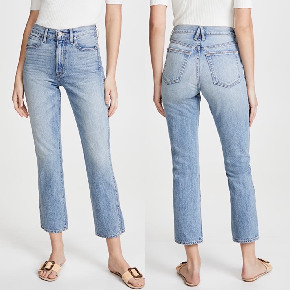 SLVRLAKE Light Blue Straight Leg Jeans